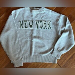 Beige Botany brand New York Hip Length/Crop Sweater